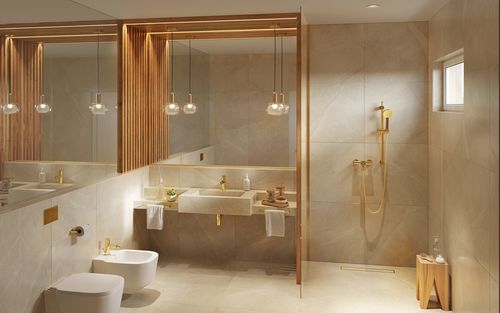 Złote detale, wielki efekt. Jubilerski trend w łazienkach